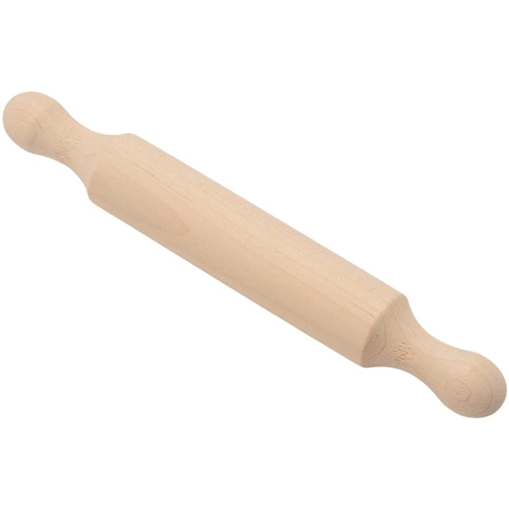 20 Pezzi Mini Mattarello in Legno da 6 Pollici Lungo Cucina Mattarello Piccolo Rullo per Pasta di Legno per Bambini Fondente