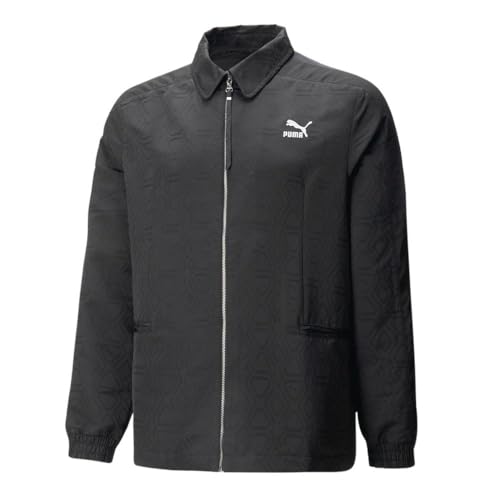PUMA - Chaqueta para hombre, color negro, Negro , XS