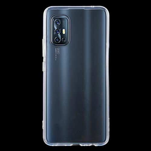 Image of REALCASE VIvo V17 Back Cover | Stylish Ultra Thin Clear Soft Silicone TPU Transparent Case Back Cover for Vivo V17