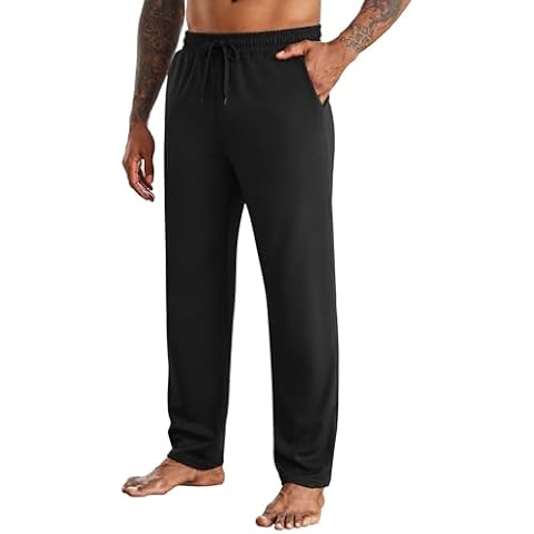 COOFANDY Men's Open Leg Sweatpants Cover