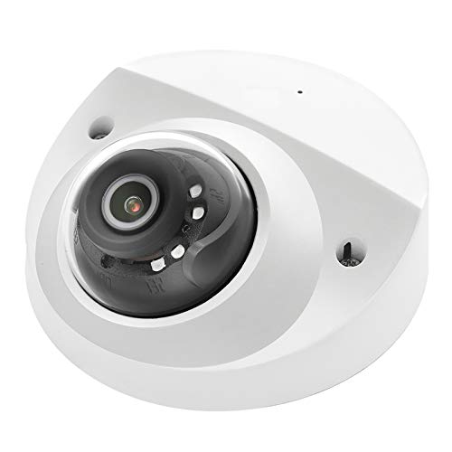 5MP AI Starlight POE IP Camera OEM IPC-HDBW3541F-AS-M, 2.8mm Lens, Lite 50m IR Night Vision Focal Dome Perimeter Network Camera Featuring SD Card Slot,H.265+,IP67,IK10,Built-in MIC for Audio