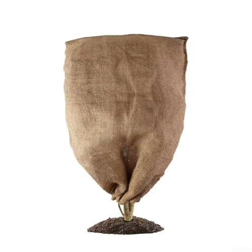 Bolsas reutilizables para plantas de invierno hechas de arpillera para proteger tus plantas de ciervos y otros animales (120 × 180 cm)