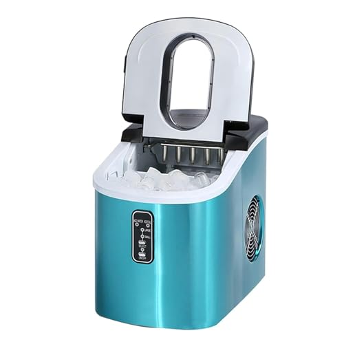 Fabricadora de hielo eléctrica de mostrador, portátil, para cubos de hielo, con función de autolimpieza, ideal para fiestas en casa - 1 unidad miniatura 1