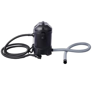 Pond Vacuum Cleaner for Garden Ponds, 1400W Pond Vacuum with 14 ft Intake Hose, 4 Extension Tubes, 3 Vacuum Nozzles, 6.5 ft Output Hose, Debris Collection Bag, Removes Sludge Muck Fish Waste