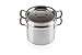 Le Creuset Pastatopf aus 3-ply Edelstahl mit Deckel und Sieb, Ø 20 cm, Für alle Herdarten inkl. Induktion geeignet, Silber, 96200520001000