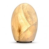 Artsolute Natural Calcite Stone Lamp – 15lbs Solid Crystal (7KG), Handcrafted One-of-a-Kind Table Lamp, Warm Dimmable Glow, Unique Home Decor & Gift