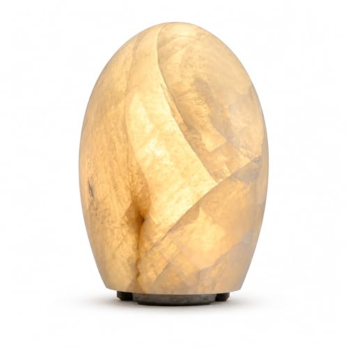 Handcrafted Calcite Table Lamp