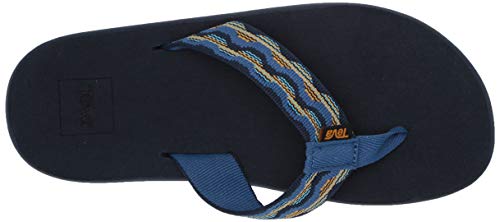 Teva Boys' Y Voya Flip Flop, Kishi Dark Blue, 6 Medium Us Big Kid #TOP4
