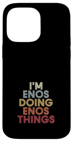 Enos Name Enos Personalized Name First Given �X�}�z�P�[�X iPhone 14 Pro Max �p
