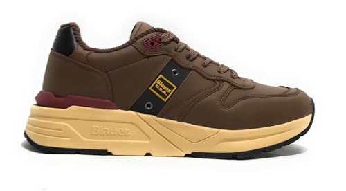 Baskets Homme Blauer Ray04 Brown sneakers confortables contre les pieds fatigués