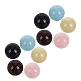 Homoyoyo Tapa de Perfume Redonda de 172 MM 10 Piezas 15 Dientes Decorativos Colores Surtidos Rosa Negro Beige Marrón Azul para Botellas Pulverizador Adecuado para Viaje y Uso