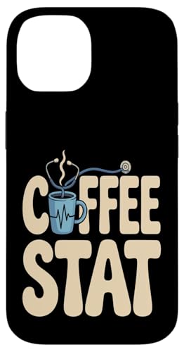 Coffee Stat Funny Nurse Doctor Caffeine ���p �X�}�z�P�[�X iPhone 14 �p