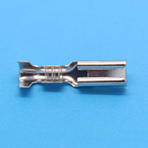 Gimax 1pack 2.8 Male Female Spade Cable Wire Terminals Square Insert for 2.8mm Connectors (5000pieces)