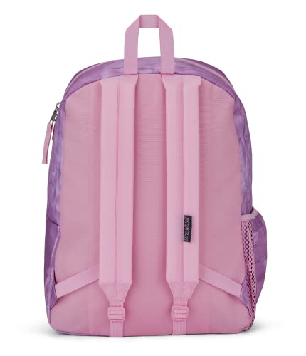 Image of JanSport Cross Town Backpack 17 inch x 12.5 inch x 6 inch - Simple Bag for Everyone with 1 Main Compartment, Front Utility Pocket - Premium Class Accessories - Static Rose