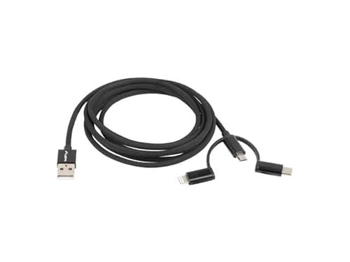 Lanberg CA-3IN1-11CC-0018-BK cavo USB 1,8 m USB
