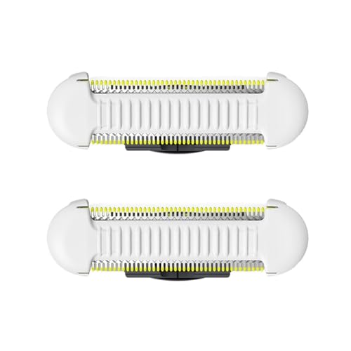 CWED 2 Piezas Intimate, Cuchilla de repuesto originales para Maquinilla de depilación y recortadora, Mujer y hombre, acero inoxidable duradero, con protección para la piel, QP229/50/25/26
