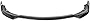 IKON MOTORSPORTS, Front Lip Compatible With 2015-2022 Dodge Charger SRT, Front Bumper Lip Spoiler Air Chin Body Kit Spiltter Gloss Black ABS, 2016 2017 2018 2019