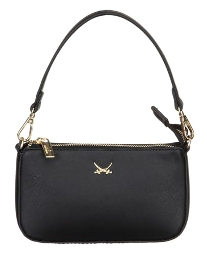 Bolso bandolera Sansibar Shoulder Bag Black con correa ajustable 2