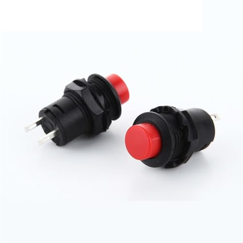 Interruptor de botón de 12mm con enganche mecánico y reinicio automático para cuadros de mando