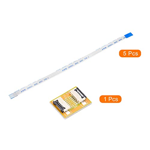 MECCANIXITY FFC FPC 4 Pin 1mm Pitch Extension 5 Pack miniatura 3