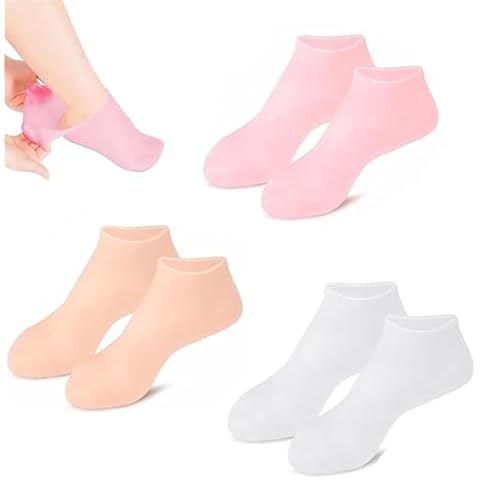3 Pairs Silicone Moisturising Socks for Women Cover