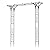 OUSHENG 7FT Garden Arch Arbor, Steel Frame Stand Trellis for Climbing Plants, Outdoor Archway Gate for Wedding Ceremony Decoration Party Vines Lawn Courtyard Patio Backyard