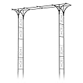 OUSHENG 7FT Garden Arch Arbor, Steel Frame Stand Trellis for Climbing Plants, Outdoor Archway Gate for Wedding Ceremony Decoration Party Vines Lawn Courtyard Patio Backyard