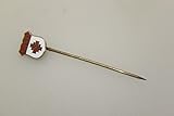  Unbekannt Anstecknadel TLV 1847 Turnverein Emaille Nadel Rot Weiß Jahn Turnvater FFFF
