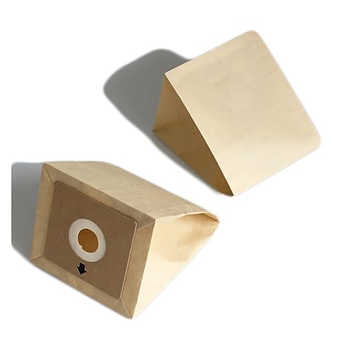 DispRA 5/15 Uds 11x10cm Bolsas de Polvo universales reemplazos Bolsa de Papel for aspiradora Bolsa de Polvo Compatible con Philips Electrolux LG Haier(15 Pcs)