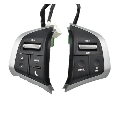Bouton volant multifonction pour Isuzu D-Max et Chevrolet, commande de volume noir argent