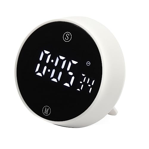 Agwuoetr Temporizador de Cocina Digital LED para Cocinar Ducha CronóMetro Reloj Despertador Temporizador de Cuenta Regresiva de Cocina ElectróNica MagnéTica