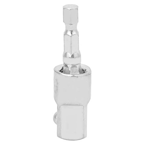 Universal Rotation 1/2 Inch Square Socket Adapter Set DIY Made of Chrome Vanadium Steel for Machine Maintenance Smooth Surface(1/2" connecting rod) Cover