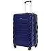 Wrangler 4 Piece Miami Luggage and Packing Cubes Set, Blue