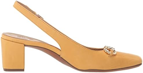 Naturalizer Women's Keeley Slingback Heel Marigold Yellow Leather 10 W | Image 5