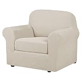 H.VERSAILTEX 2-Pieces Armchair Cover Chair Slipcovers with Arms Furniture Protector Cover Fit Armchair Width...
