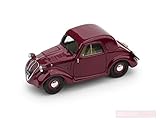 Peso/Weight: 0.3 NEW BRUMM BM0022-01 FIAT 500A TOPOLINO 1a Serie TETTO METALLICO 1936 Amarant 1:43
