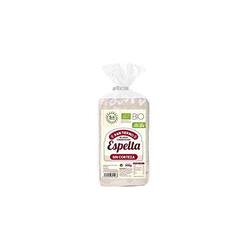 SOLNATURAL Pan TIERNO DE ESPELTA SIN Corteza Bio 300 g, Negro
