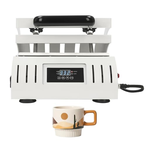 Prensa de calor para tazas 500W 110V blanco miniatura 1