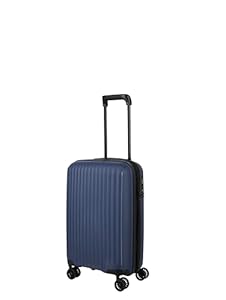 travelite Skymate Koffer met 4 wielen voor Air France, KLM + ITA, geïntegreerd TSA-cijferslot, compacte harde koffer met volumeverlenging, 55 x 35 x 23 cm, 40 l, 1,9 kg