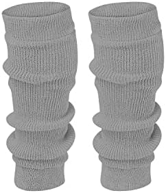 adam & eesa® Women Fancy Stylish Acrylic Leg Warmers Plain Fluorescent 80s Party Neon Ballet Dance Ice Skating Accessories