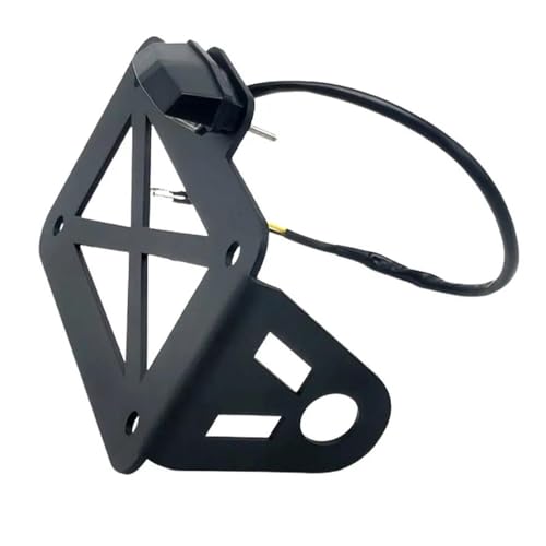 Support D'immatriculation Latéral Universel À pour Plaque D'immatriculation De Moto pour Suzuki Bobber Chopper Support de Plaque d'immatriculation de Moto