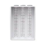 Spill-Stop 13-908 Exacto Pour Bar Test Kit, Liquid Calibration System for Bartender Training, Includes 3 Precision-Marked Plastic Tubes, 3 O-Rings, Stand, Funnel, Durable, Made in USA