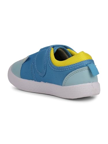 Image of Liberty Lucy&Luke BASTIAN-60 Slip-on Casual Shoes for Kids with PVC Sole | PU Upper Sneakers | Quick-Wear Velcro Closure | Padded Foam Insole | Stylish, Lightweight & Comfortable Footbed