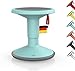 Produktbild Interstuhl UPis1 - ergonomischer Sitzhocker mit Schwingeffekt - höhenverstellbar - Hocker mit rutschhemmender Standfläche & Kippschutz - Bürohocker (Pastelltürkis, UP Junior)