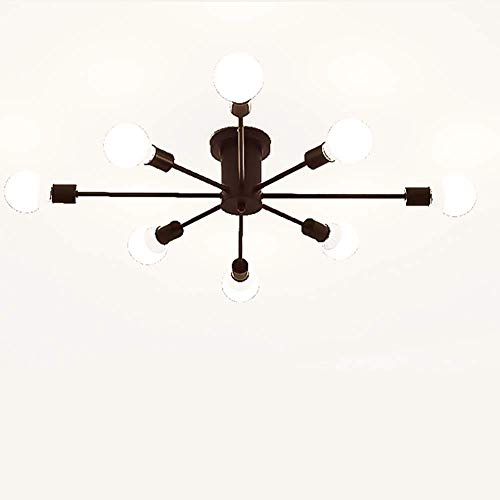 Plafonnier vintage 10 lumières pour grande salle à manger