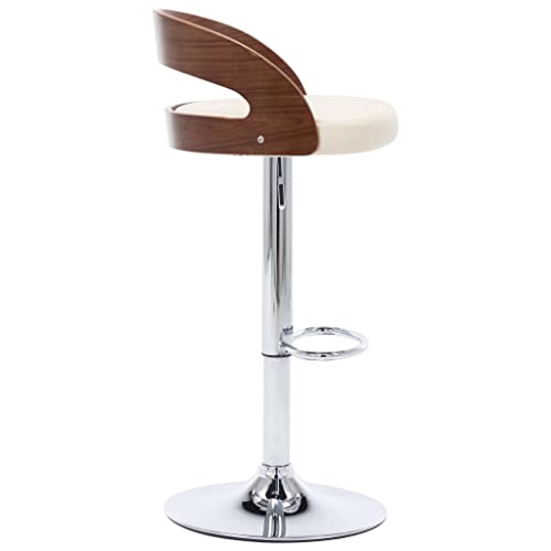 Tabourets de bar ergonomiques repose-pieds et dossier réglable blanc