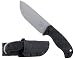 Off-Grid Knives - Tracker-X D2 Tool Steel Fixed Blade Knife, Full Tang with Grippy Micarta Scales, Kydex Sheath, Bushcraft, Hunting, Survival, Camping, Hard-Use Tool (Stonewash)