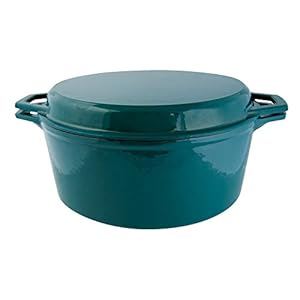 Taste of Home® 7-quart Enameled Cast Iron Dutch Oven with Grill Lid