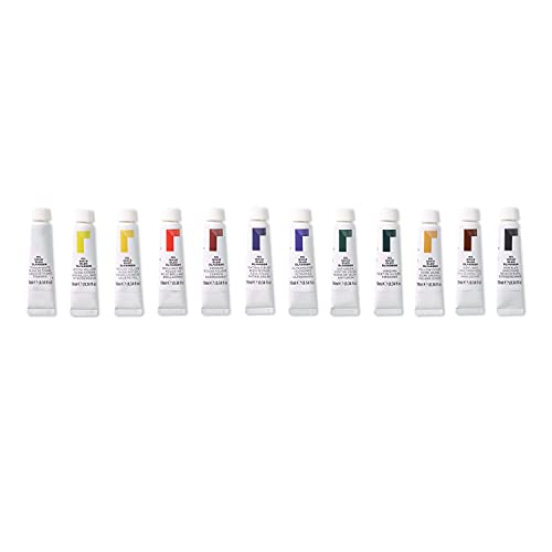 Image of Reeves Oil Paint-10ml, Set of 12