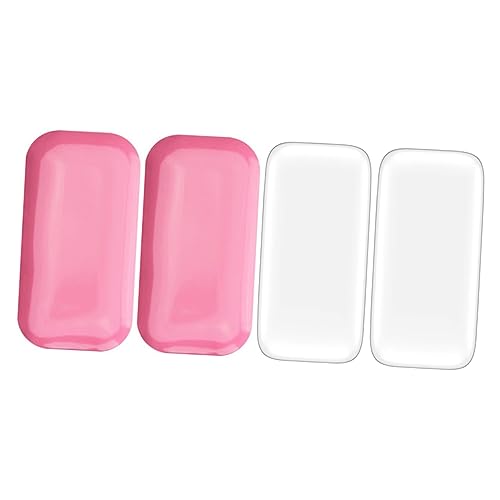 OUNONA 4 Almohadillas Adhesivas Antiestáticas de Silicona Frente Accesorio para Extensiones de Pestañas Herramienta de Injerto de Pestañas Lavable para Salón y Doméstico